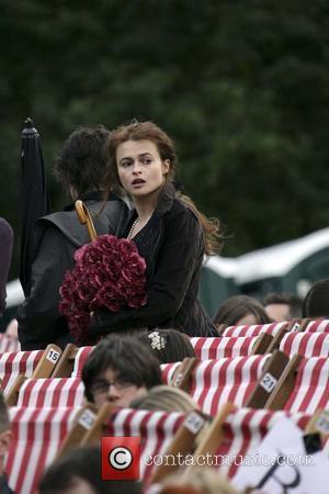 Helena Bonham Carter at the Rufus Wainwright gig at Kenwood House. London, England - 05.07.08