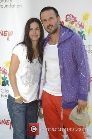 Courteney Cox and David Arquette,  Time for Heroes celebrity carnival to benefit The Elizabeth Glaser Pediatic Aids Foundation....