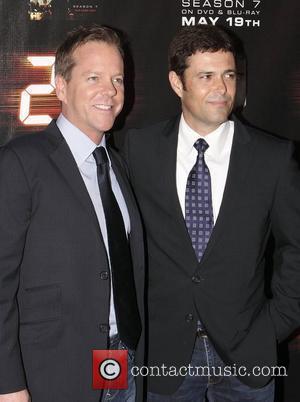 Kiefer Sutherland and Carlos Bernard Screening of the season seven finale of '24' held at the Wadsworth Theater Los Angeles,...