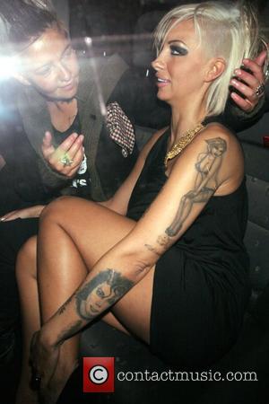 Jodie Marsh and her girlfriend Nina leaving Chinawhite nightclub London, England - 12.11.08