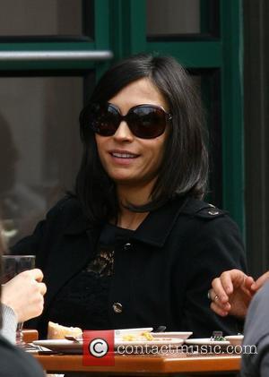 Famke Jansen having lunch with her boyfriend at Da silvano New York City, USA - 28.03.09