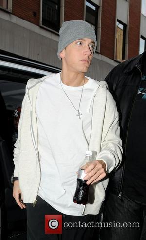 Eminem arriving at a recording studio London, England - 12.05.09