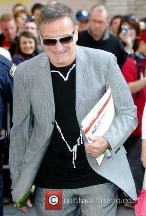 Robin Williams outside Ed Sullivan Theatre for the 'Late Show With David Letterman' New York City, USA - 13.05.09