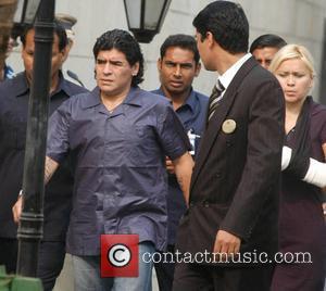 Diego Maradona Denies Hitting Ex-fiancee After Damning Video Footage Leaks