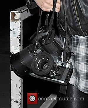 Pixie Geldof leaving the Radio1 studios, having popped in to visit her close friend Nick Grimshaw. Pixie stopped off at...