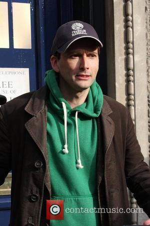 David Tennant leaving Absolute Radio after co-presenting the breakfast show London, England - 11.11.09