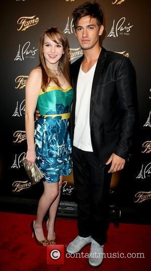 Kay Panabaker and Asher Book FAME Advance red carpet screening held at Paris Las Vegas Resort Casino  Las Vegas,...