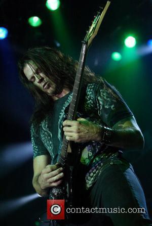 Chris Broderick Megadeth performing live in concert at the Hordern Pavilion. Sydney, Australia - 08.10.09