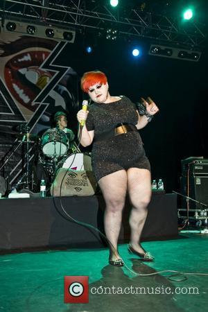 Beth Ditto of The Gossip  performing at the HMV Forum London, England - 28.11.09