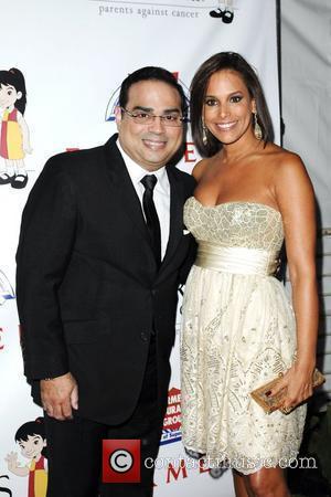 Gilberto Santa Rosa with his wife Padres Contra El Cancer's 25th Anniversary Gala held at the Hollywood Palladium - Arrivals...