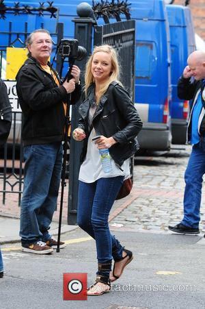 Sacha Parkinson  arriving at Granada Studios to film 'Coronation Street' Manchester, England - 19.05.10