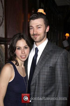 Emily Young and Bryce Pinkham The opening night after party at Gallagher's Steak House for the Theatre For New Audience...