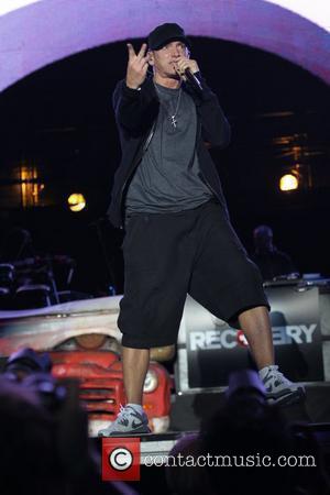 Rapper Eminem aka Marshall Mathers performing at the 'Epicenter Twenty Ten' event in Fontana Fontana, California - 25.09.10