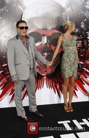 Mickey Rourke and Anastassija Makarenko Los Angeles Premiere of 'The Expendables' held at Grauman's Chinese Theatre  Los Angeles, California...