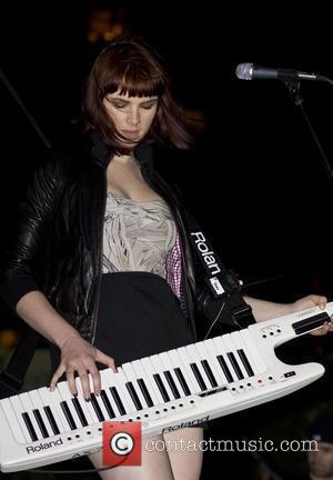 Victoria Jane Asher of Cobra Starship performs at the launch of The New Ford Fiesta with a rooftop concert at...