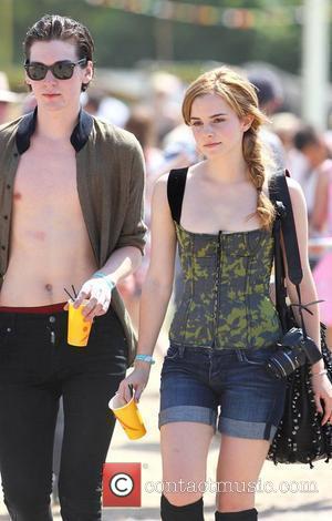 Emma Watson The 2010 Glastonbury Music Festival held at Worthy Farm in Pilton - Backstage - Day 2 Somerset, England-...