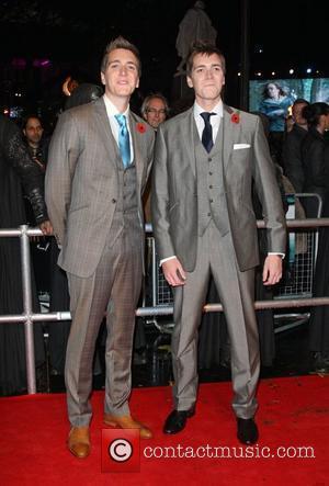 James Phelps and Oliver Phelps World Premiere of 'Harry Potter and the Deathly Hallows Part 1' held at the Odeon...