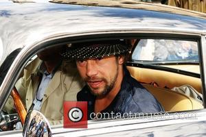 Singer Jay Kay prepares to take part in this year's Italian road race, the 'Mille Miglie', which goes from Brescia...