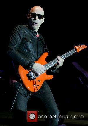 Guitarist Joe Satriani  performs at the Pompano Beach Amphitheatre in Pompano Beach Florida, USA - 02.12.10