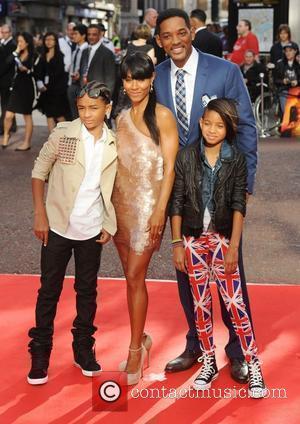 Jaden Smith, Jada Pinkett Smith, Willow Smith and Will Smith UK film premiere of Karate Kid held at the Odeon...