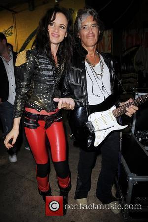 Joe Perry and Juliette Lewis the Miami Dolphins Celebrity Orange Carpet at Sun Life Stadium in Miami Miami, Florida -...