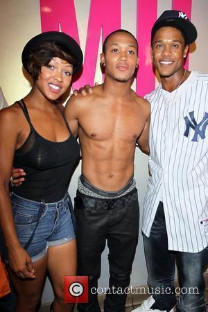 Meagan Good, Romeo aka Percy Romeo Miller, Jr. and Pooch Hall Romeo celebrates his 21st birthday by creating a custom...