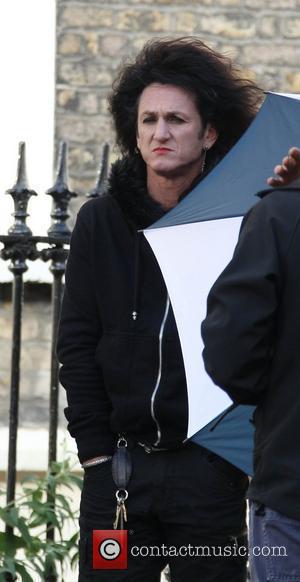 Sean Penn on the set of his new film 'This Must Be The Place' being filmed on location at Mount...