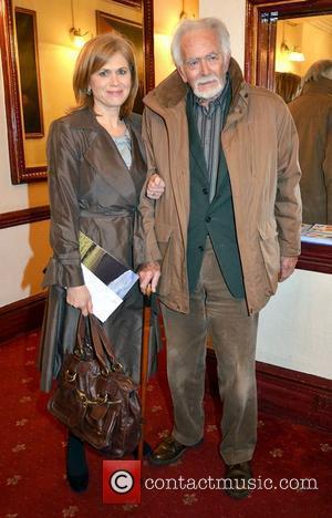 Anne Cassin, father Barry Cassin,  at the opening night of John B Keane's 'The Field' at The Olympia Theatre...