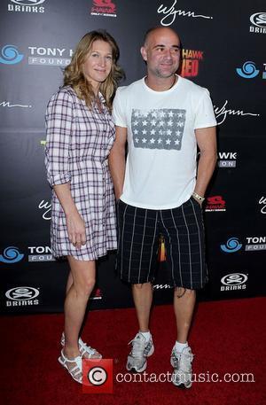 Steffi Graf and Andre Agassi  Tony Hawk: Shred presents the Stand Up For Skateparks Benefit at the Wynn Resort...
