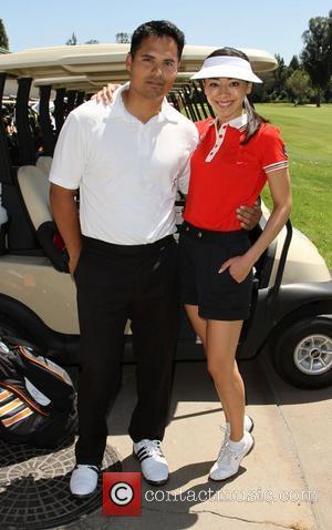 Michael Pe–a, Aimee Garcia The 4th Annual Lopez Foundation Celebrity Golf Classic held at Riviera Country Club - Inside Pacific...