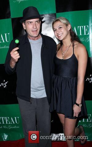 Charlie Sheen and Natalie Kenly Charlie Sheen hosts an evening at Chateau Club and Gardens inside the Paris Hotel and...