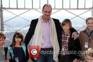 Christopher Meloni with children from Only Make Believe Christopher Meloni lights up the Empire State Building in honour of the...