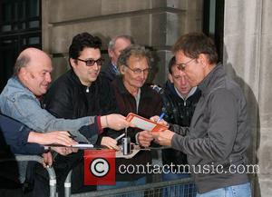 Cliff Richard Celebrities at the Radio 2 studios in support of Children In Need  London, England - 18.11.11