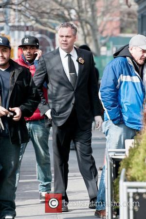 Vincent D'onofrio on The Set of Law & Order: Criminal Intent in Greenwich Village New York City, USA - 24.03.11