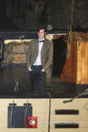 Matt Smith  on the film set of 'Dr Who' in Cornwall.  Cornwall, England - 02.02.11