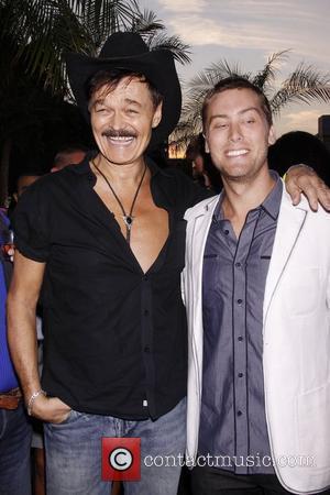 Randy Jones from The Village People and Lance Bass from N Sync 'GLAAD Manhattan' Carnival event held at 230 Fifth...