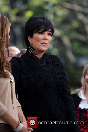 Kris Jenner is seen at The Grove for an interview on 'Extra' in Hollywood Los Angeles, California - 07.11.11