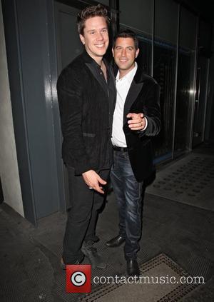 David Miller and Carlos Marin of Il Divo leaving the Ivy Club in good spirits London, England - 03.08.11