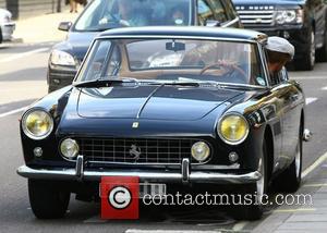 Jay Kay in his vintage Ferrari London, England - 23.09.11