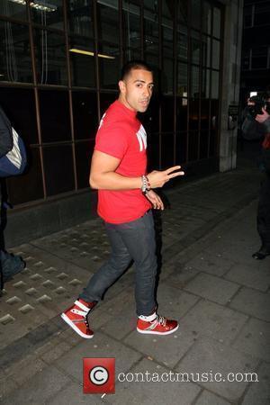 Jay Sean leaving the BBC Radio 1 studios with his girlfriend London, England - 11.03.11