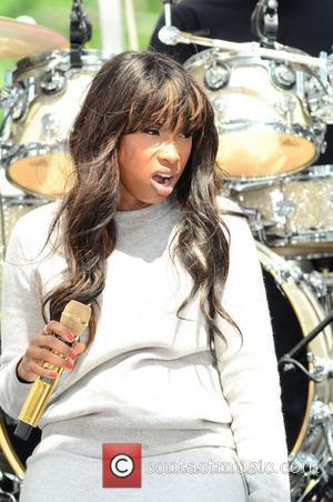 Jennifer Hudson  performs on CBS' 'The Early Show' after having to cancel her appearance on the programme last week...