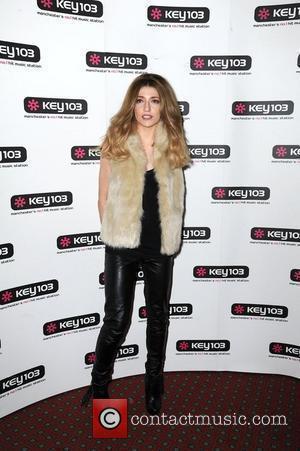 Nicola Roberts at the Manchester City Centre Christmas lights switch on. Manchester, England - 10.11.11