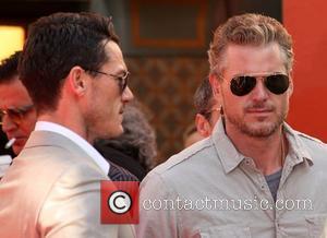 Luke Evans and Eric Dane at the Hand and Footprint Ceremony outside Grauman's Chinese Theatre Los Angeles, California - 31.10.11