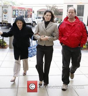 Nancy Kerrigan (C), Brenda Kerrigan (L), and Jerry Solomon (R)  former Olympic figure skater Nancy Kerrigan, her mother Brenda...