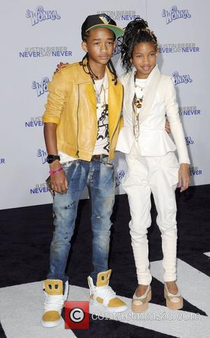 Jaden Smith and Willow Smith Los Angeles Premiere of Justin Bieber: Never Say Never held at Nokia Theatre L.A. Live...