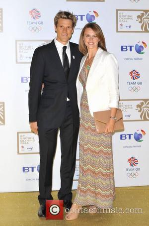 JamesCracknell and Beverley Turner BT Olympic Ball held at Olympia - Arrivals. London, England - 07.10.11
