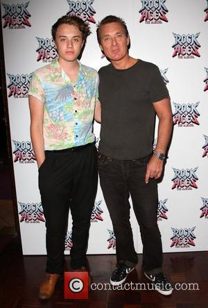 Martin Kemp with his son Roman Kemp Rock of Ages the musical gala - Inside arrivals London, England - 28.0.11