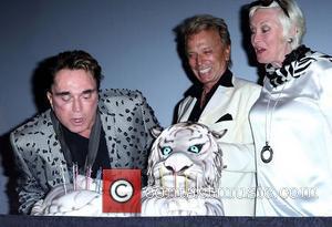 Roy Horn, Siegfried Fischbacher, Lynnette The Mirage Celebrates Master Illusionist Roy Horn's Birthday held at Siegfried and Roy's Secret Garden...