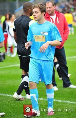 Nathan Sykes The Celebrity Soccer Six tournament held at Turf Moor stadium Burnley, England - 05.06.11