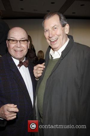 Jack O'Brien and Richard Easton Opening night of the Lincoln Center Broadway production of 'War Horse' at the Vivian Beaumont...